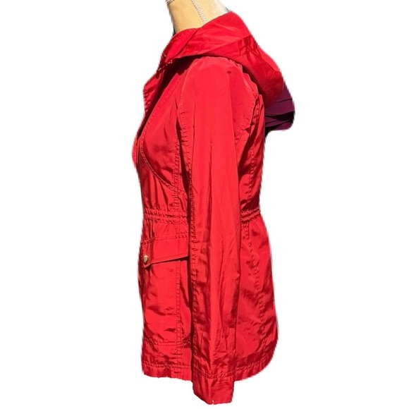 Vince Canuto Womens Parka Mid-Length Winter Red Hooded Jacket Size XS - Picture 4 of 10